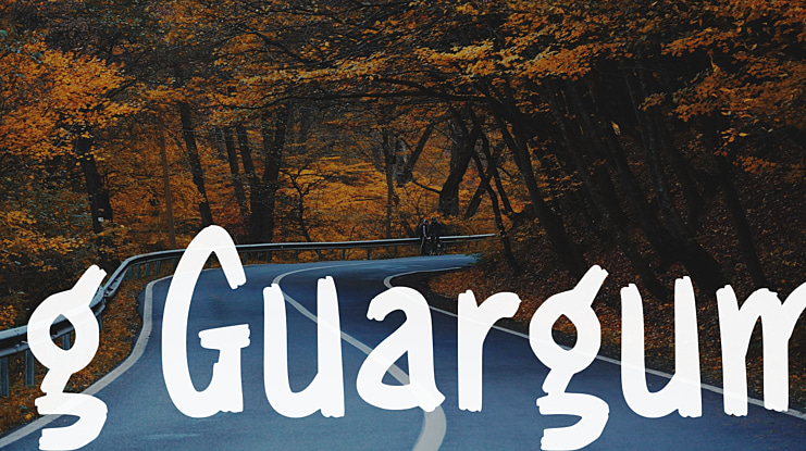 g Guargum Font