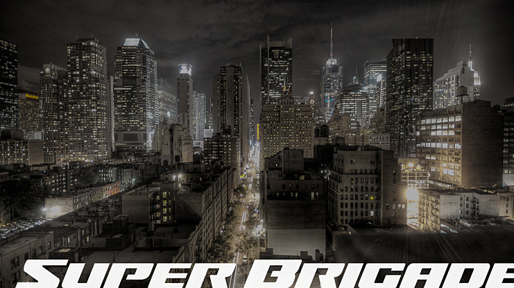 Super Brigade Font Family