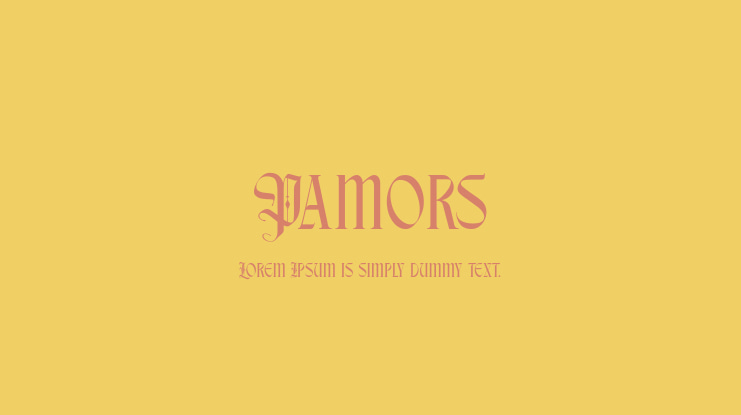 Pamors Font