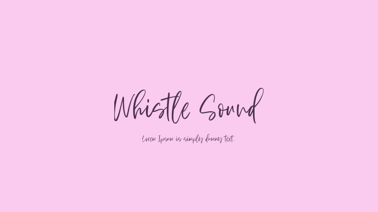 Whistle Sound Font