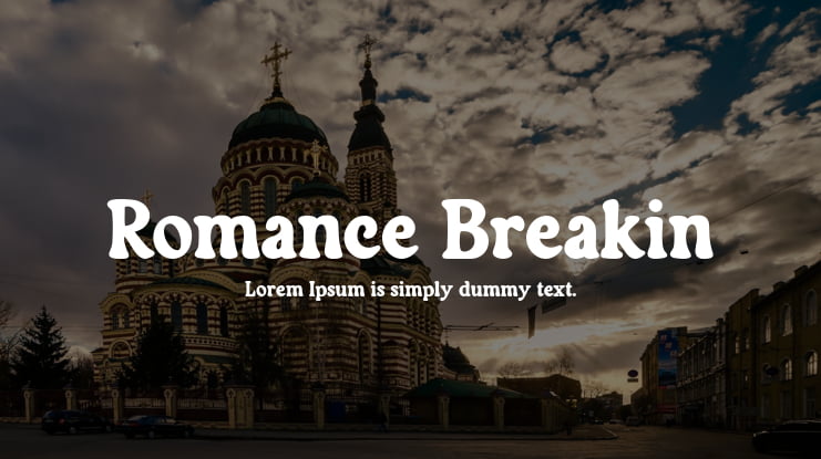 Romance Breakin Font