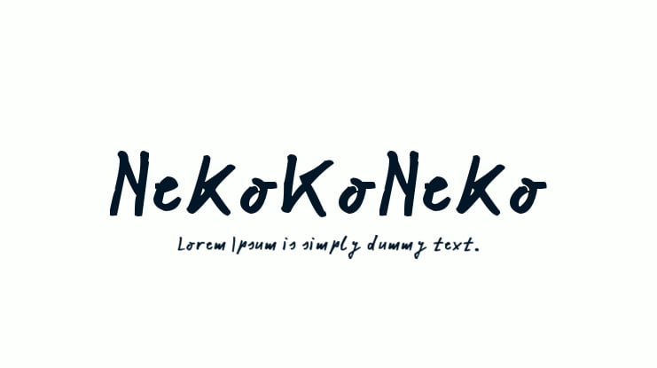 NekoKoNeko Font