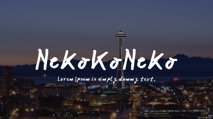 NekoKoNeko Font
