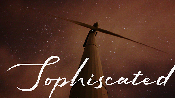 Sophiscated Font