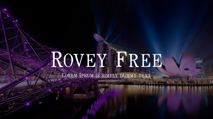 Rovey Free Font