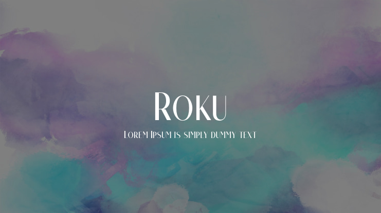 Roku Font