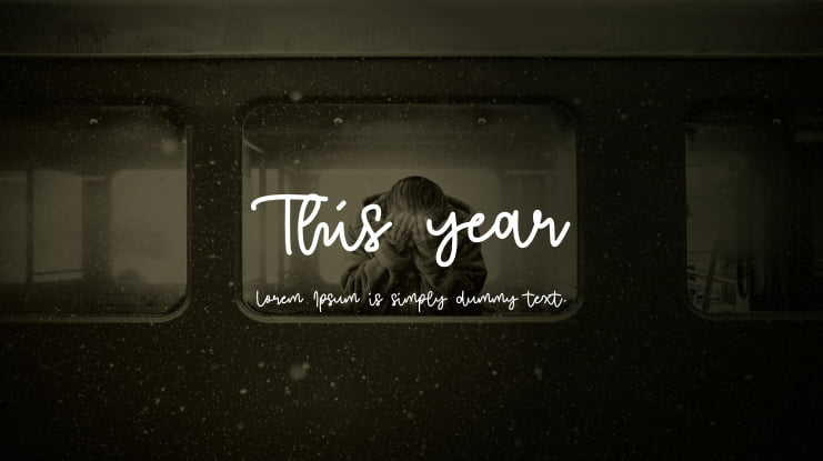 This year Font