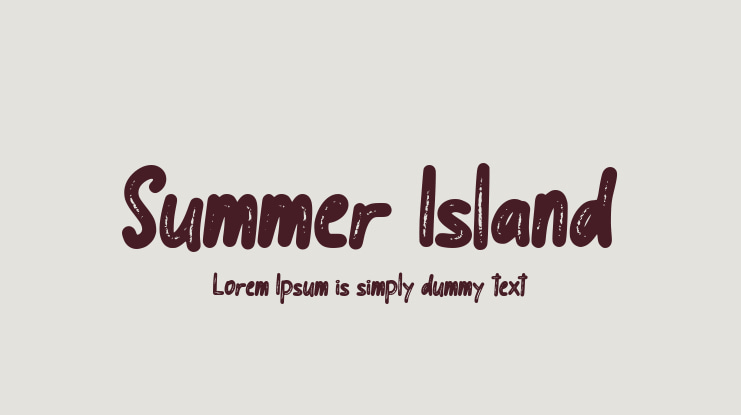 Summer Island Font