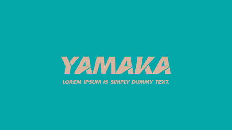 Yamaka Font