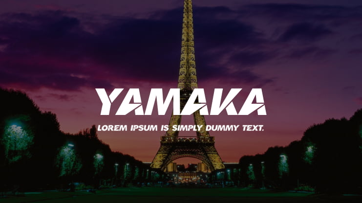 Yamaka Font