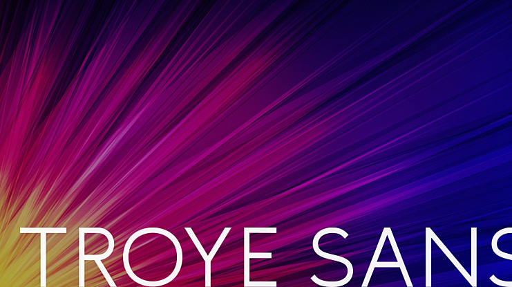 Troye Sans Font