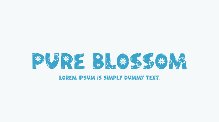 Pure Blossom Font