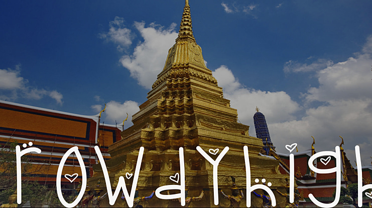 RowdyHigh Font