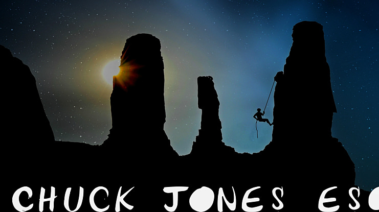 Chuck-Jones-esqe Font