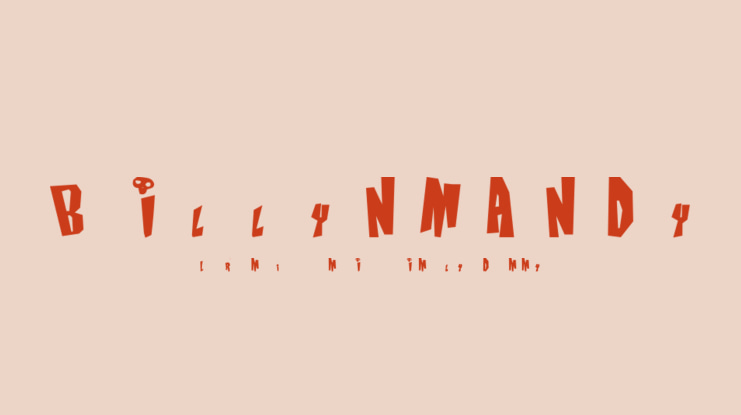 BillynMandy Font Family