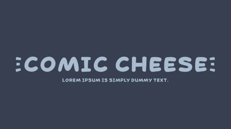 Comic Cheese Font