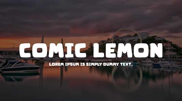Comic Lemon Font