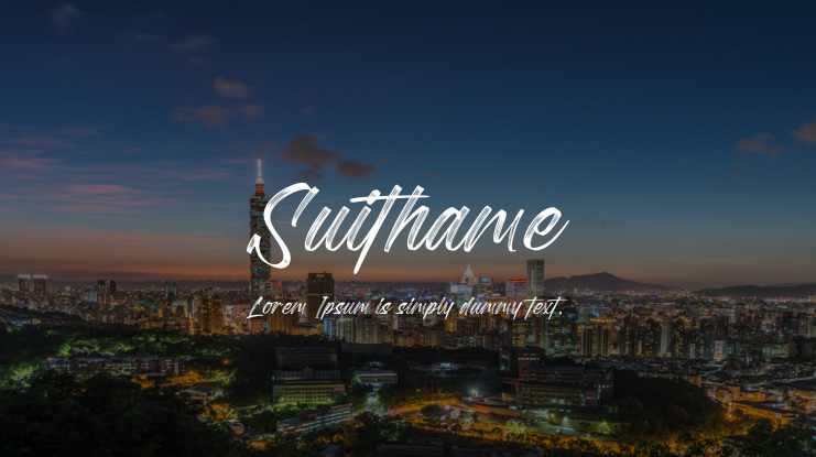 Suithame Font