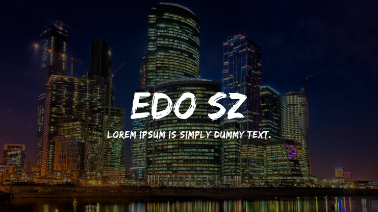 Edo SZ Font
