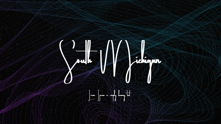 South Michigan Font