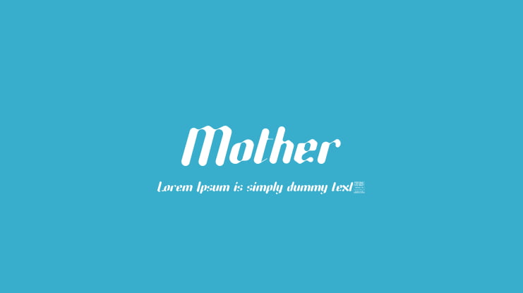 Mother Font