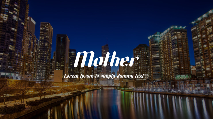 Mother Font