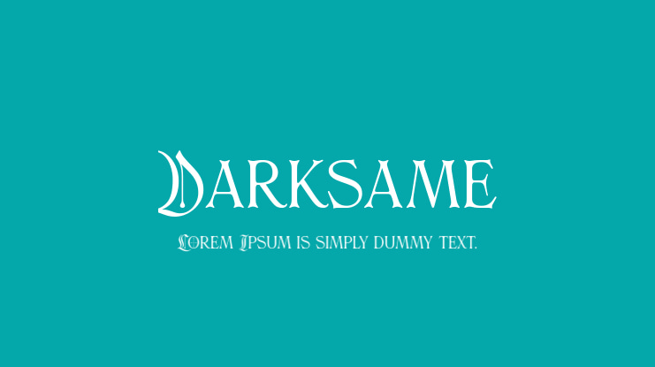 Darksame Font
