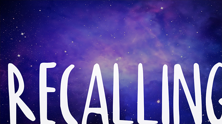 RECALLING Font