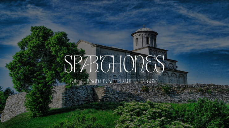 SPARTHONES Font