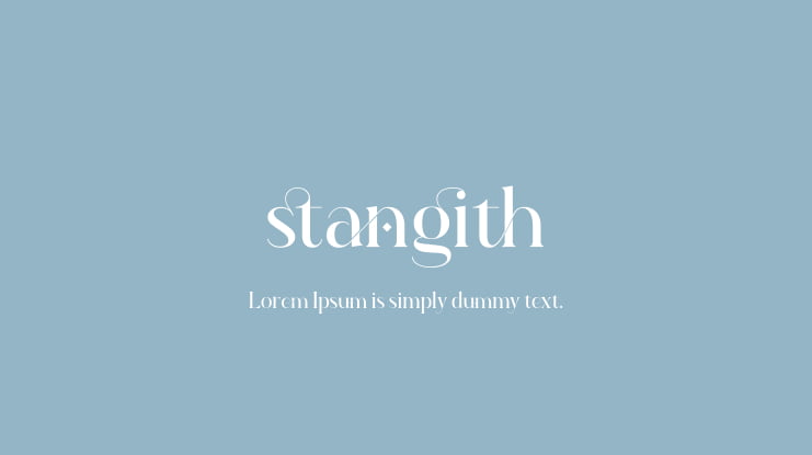 stangith Font