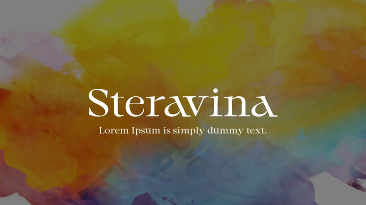 Steravina Font