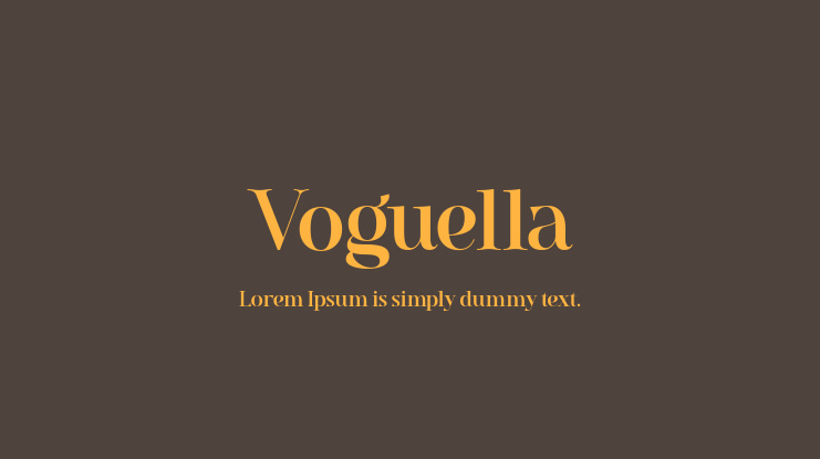 Voguella Font