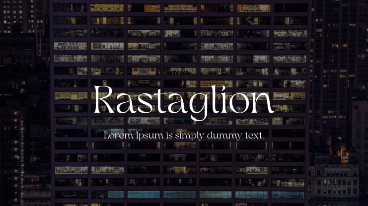Rastaglion Font