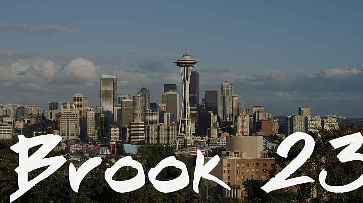 Brook 23 Font
