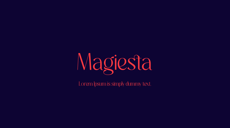 Magiesta Font