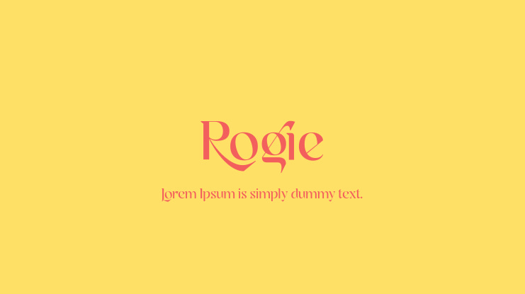 Rogie Font