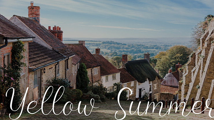 Yellow Summer Font