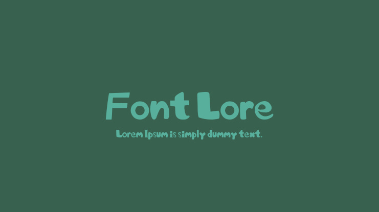 Font Lore 