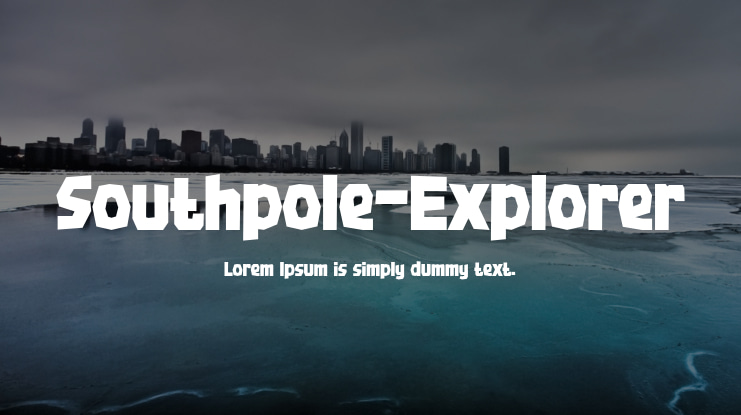 Southpole-Explorer Font