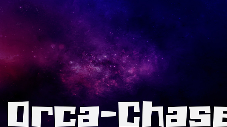Orca-Chase Font