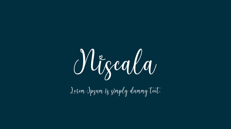 Niscala Font Family