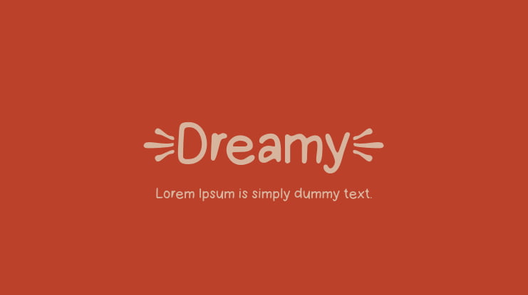 Dreamy Font
