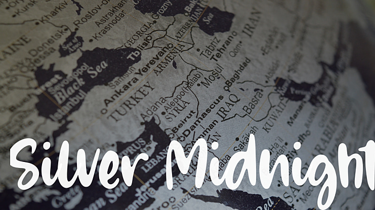 Silver Midnight Font