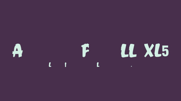 Anderson Fireball XL5 Font Family
