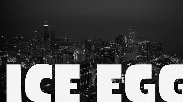 Ice Egg Font