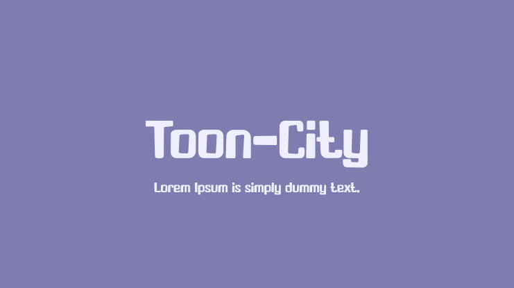Toon-City Font