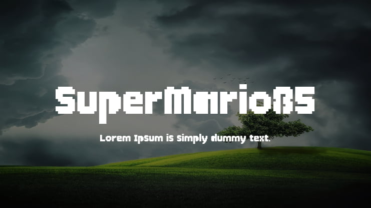 SuperMario85 Font