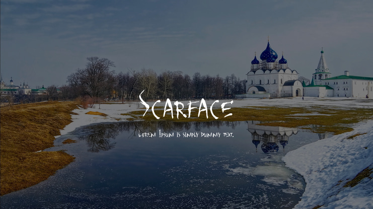 Scarface Font