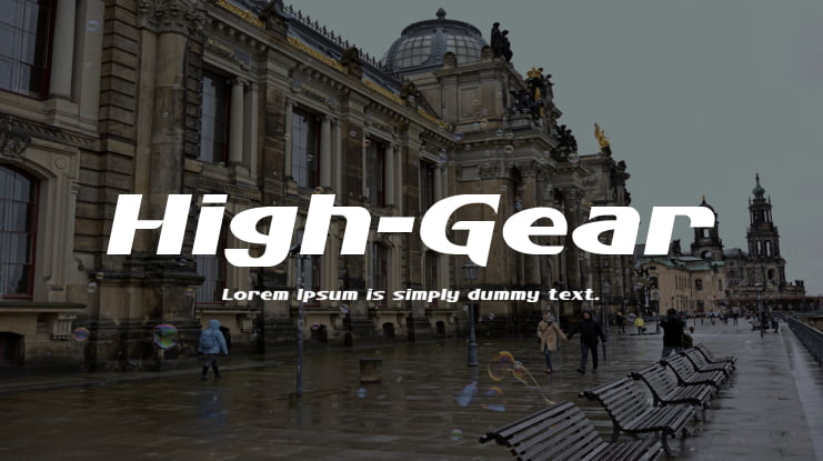 High-Gear Font