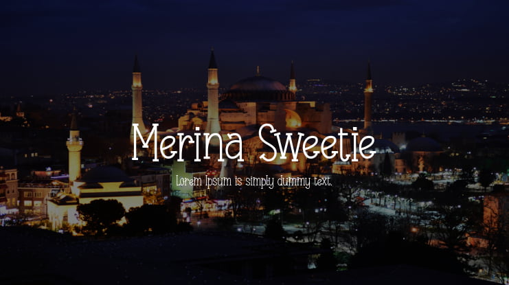 Merina Sweetie Font
